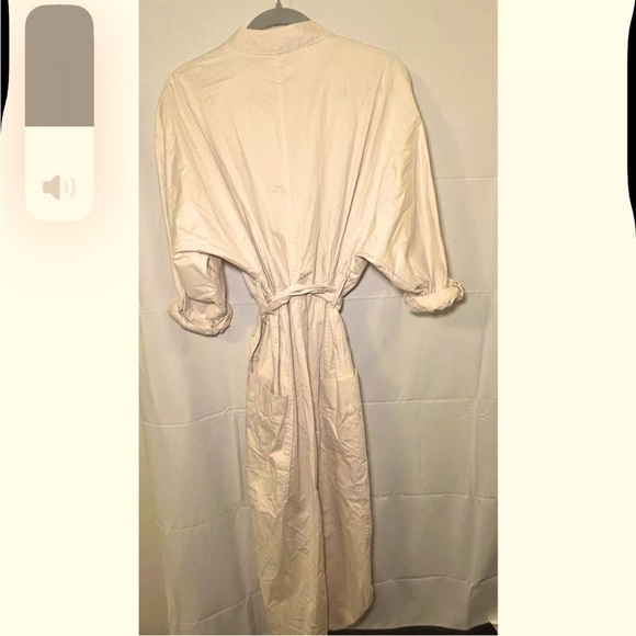 Zara Women's Tan Long Sleeve Belted Shirt Dress Size S - Picture 2 of 6